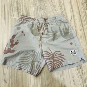 Howler Brothers Board Shorts Men's Small Beige Hybrid Swim Beach Pool Comfort